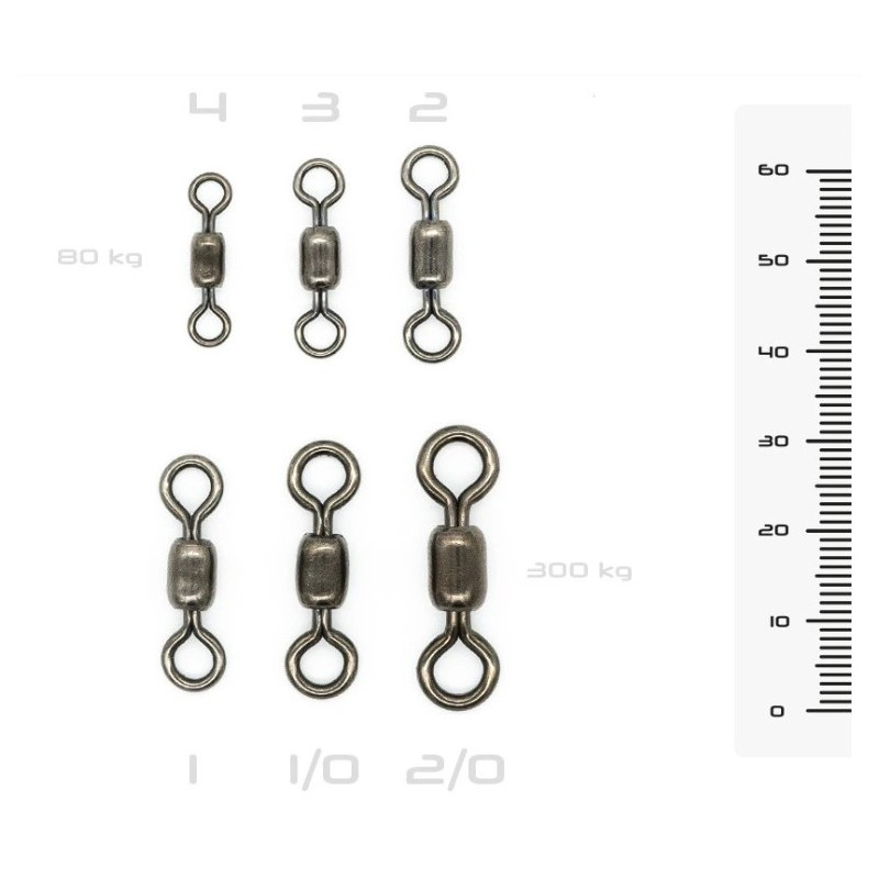 Krętliki VAGNER Power Swivel roz. 2/0 Krętliki VAGNER Power Swivel roz. 2/0