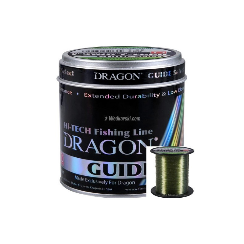 Żyłki Guide Select Camo Green 600m / 0.16mm Dragon Żyłki Guide Select Camo Green 600m / 0.16mm Dragon