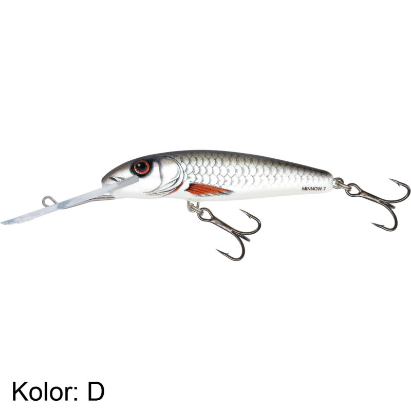 Wobler Salmo Minnow M7SDR, różne kolory 7cm Wobler Salmo Minnow M7SDR, różne kolory 7cm