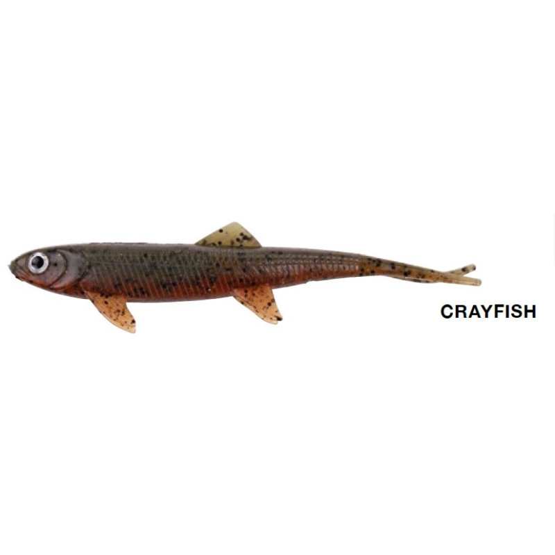 Guma DAM EFFZETT SPLIT TAIL 9cm CRAYFISH