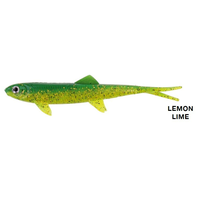 Guma DAM EFFZETT SPLIT TAIL 9cm LEMON LIME