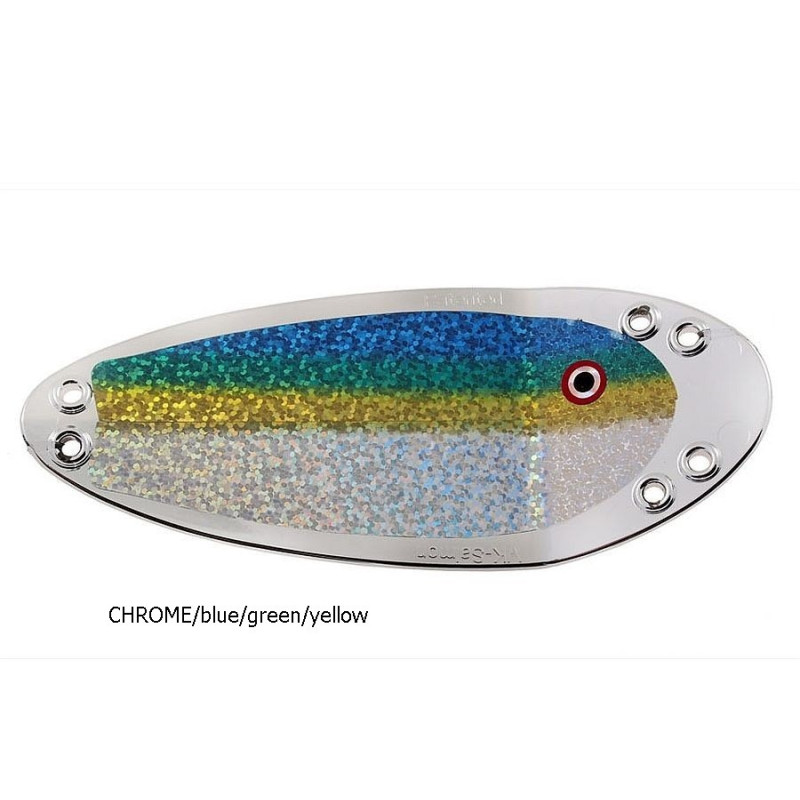 Błystka SALMON 6” CHROME/blue/green/yellow VK