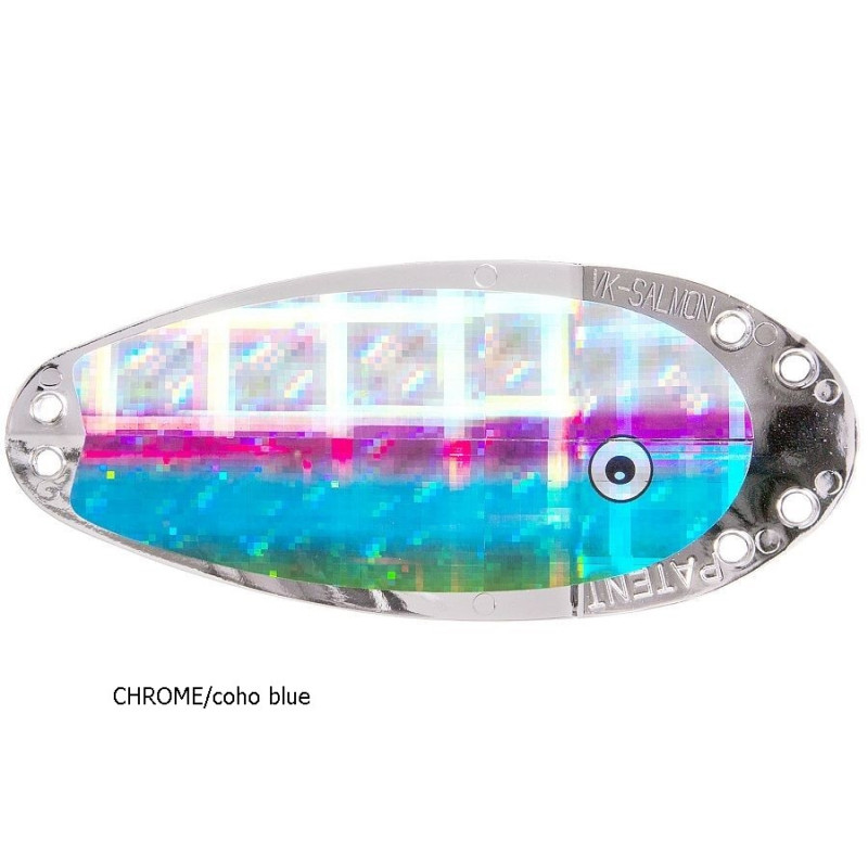 Błystka SALMON 8” CHROME/coho blue VK