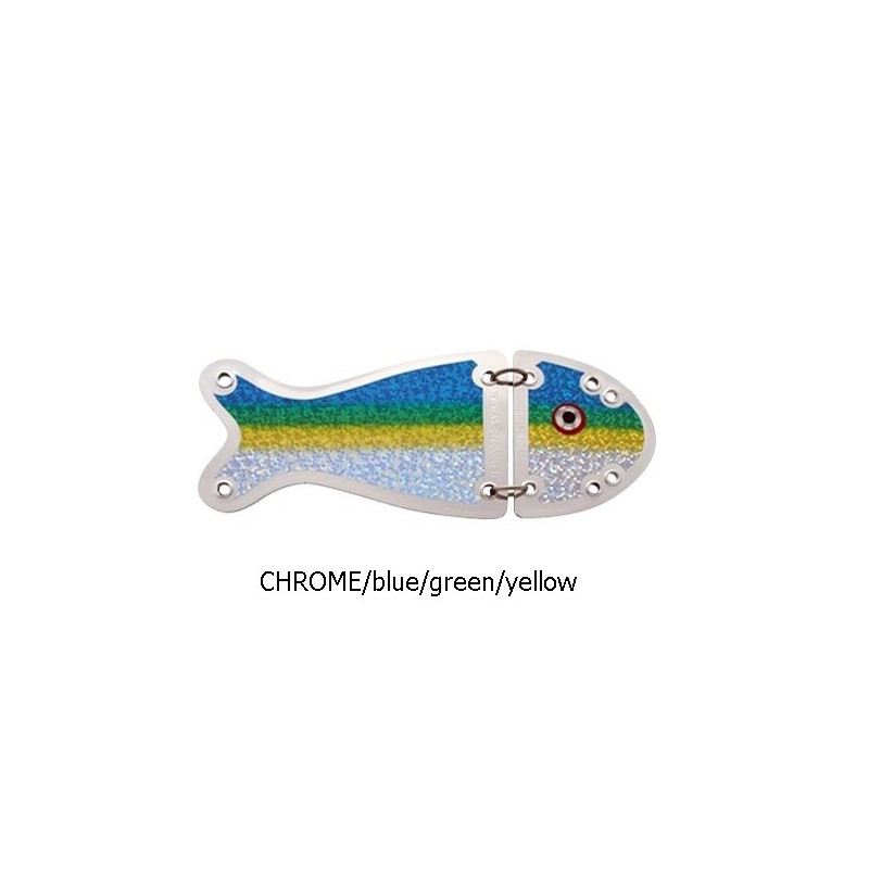 Błystka SALMON II 16.5 cm CHROME/blue/green/yellow VK