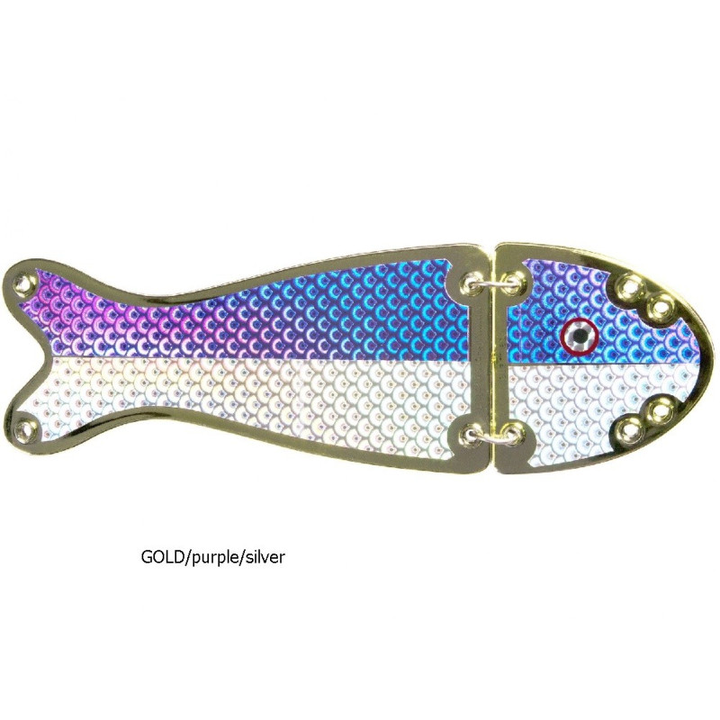 Błystka SALMON II 9,5” GOLD/purple/silver VK