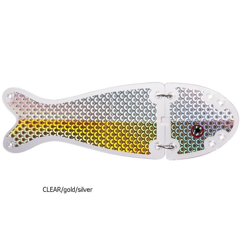 Błystka SALMON II 9,5” CLEAR/gold/silver VK