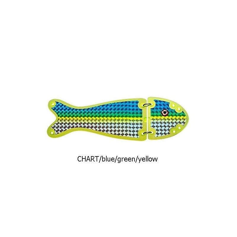 Błystka SALMON II 9,5” CHART/blue/green/yellow VK