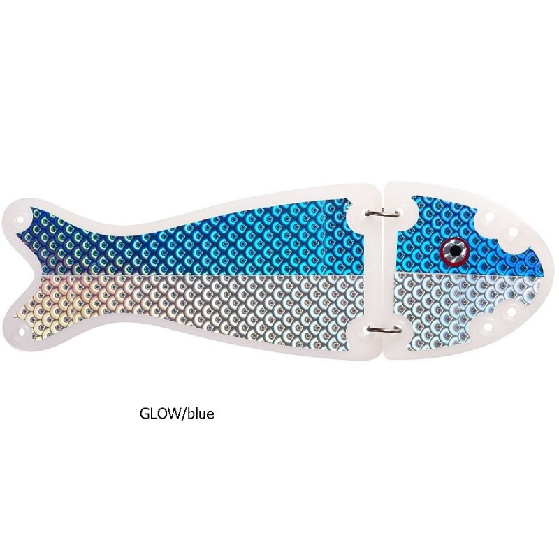 Błystka SALMON II 9,5” GLOW/blue VK
