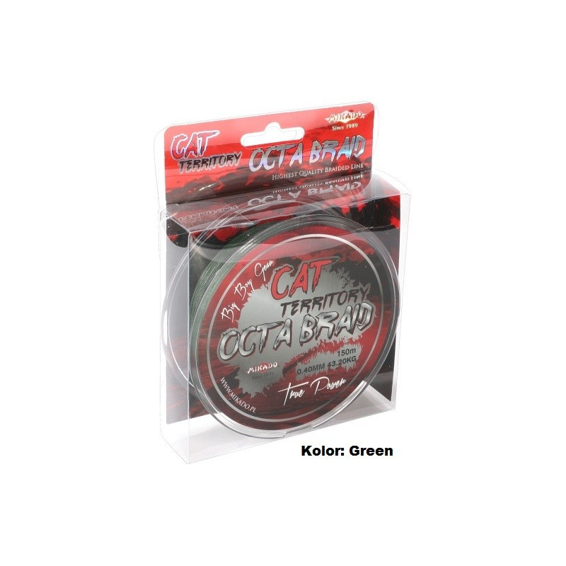 Plecionka Mikado Cat Territory Octa Braid 150m / 0.40mm Plecionka Mikado Cat Territory Octa Braid 150m / 0.40mm