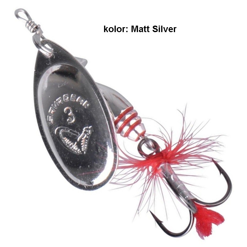 Błystka obrotowa Savage Gear Rotex 3.5g - 6g Matt Silver Błystka obrotowa Savage Gear Rotex 3.5g - 6g Matt Silver