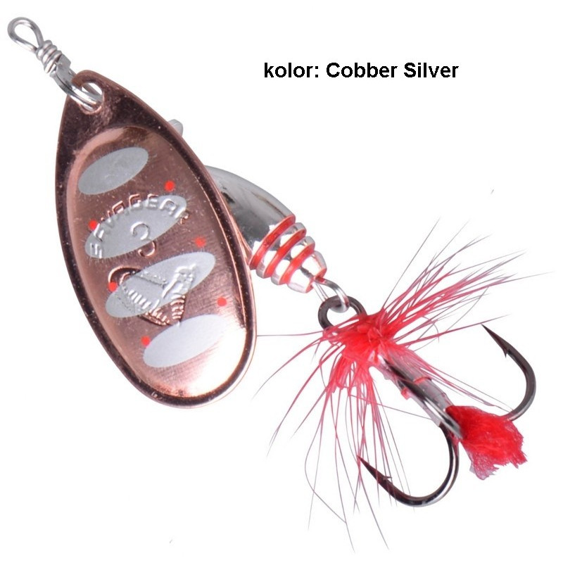 Błystka obrotowa Savage Gear Rotex 8g - 11g Cobber Silver Błystka obrotowa Savage Gear Rotex 8g - 11g Cobber Silver
