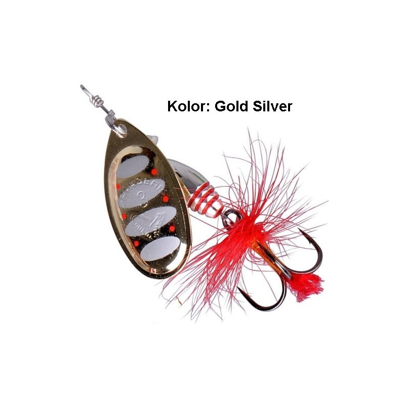 Błystka obrotowa Savage Gear Rotex 8g - 11g Gold Silver Błystka obrotowa Savage Gear Rotex 8g - 11g Gold Silver
