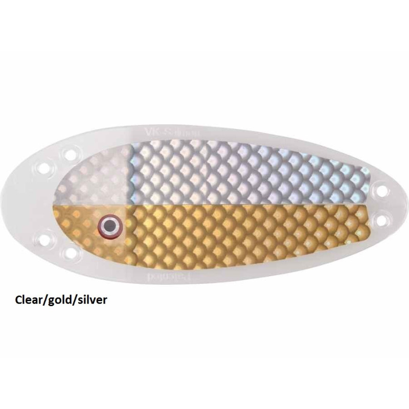 Błystka SALMON 6” CLEAR/gold/silver VK