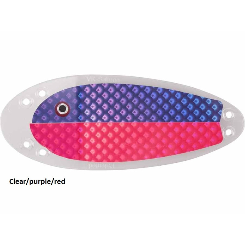 Błystka SALMON 6” clear/purple/red VK
