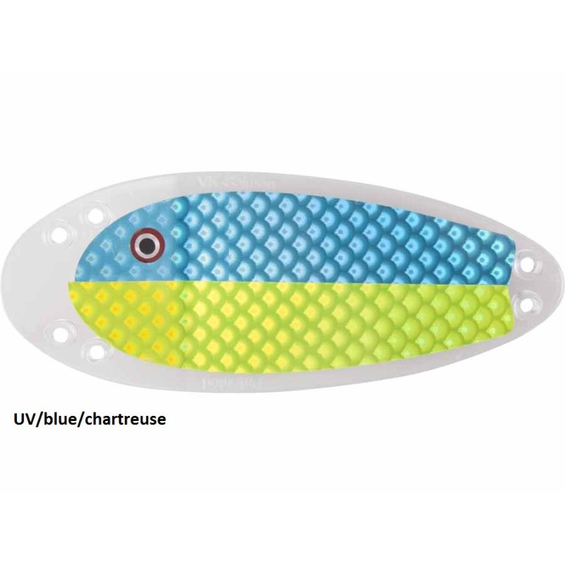 Błystka SALMON 6” uv/blue/chartreuse VK