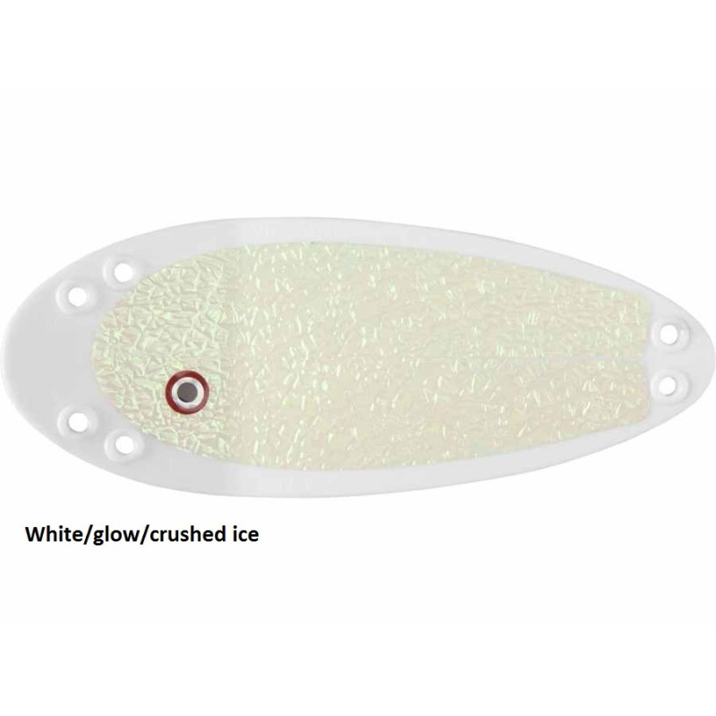 Błystka SALMON 6” white/glow/crushed pearl VK