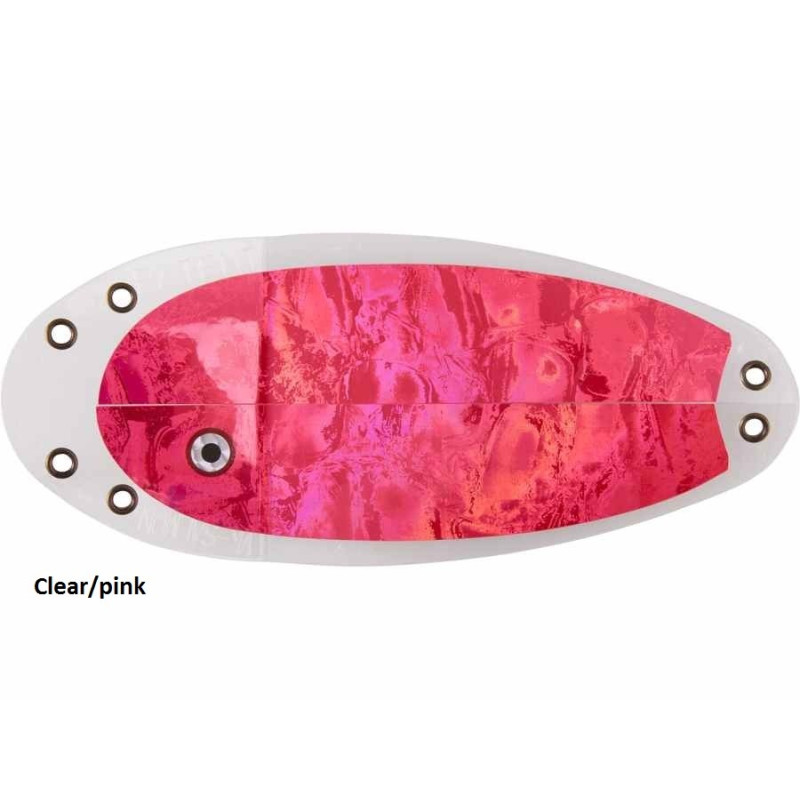Błystka SALMON 8” clear/pink VK