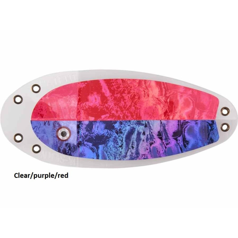 Błystka SALMON 8” clear/purple/red VK