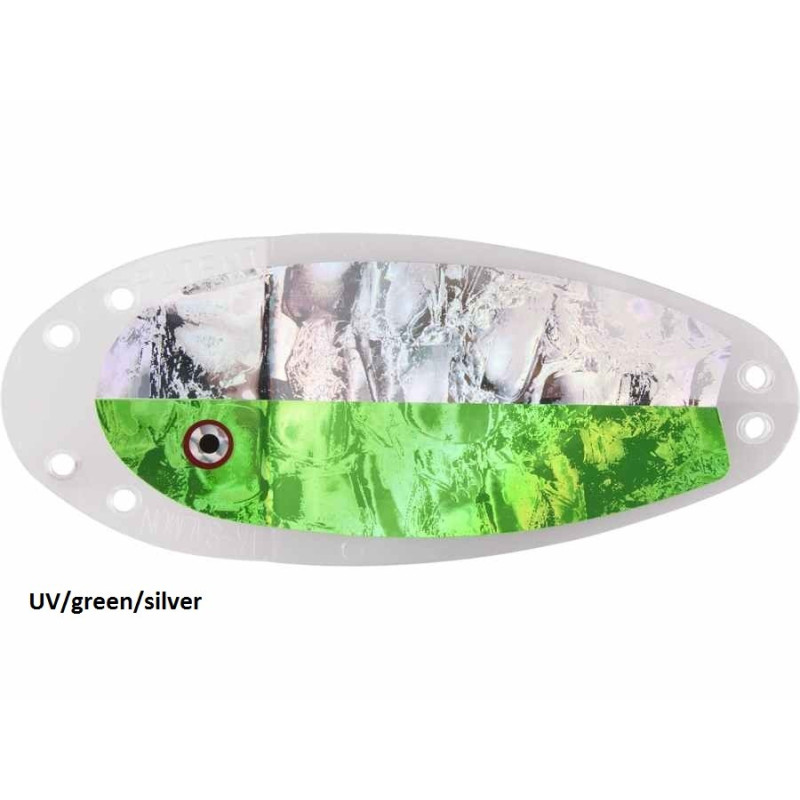 Błystka SALMON 8” uv/green/silver VK