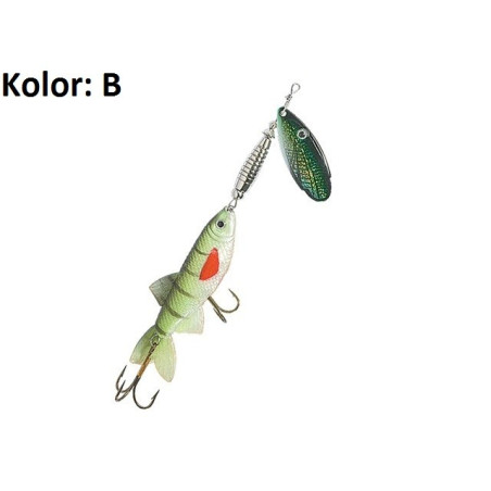 Błystka obrotowa Jaxon HR Rotus Minnow 18g roz.3 B Błystka obrotowa Jaxon HR Rotus Minnow 18g roz.3 B