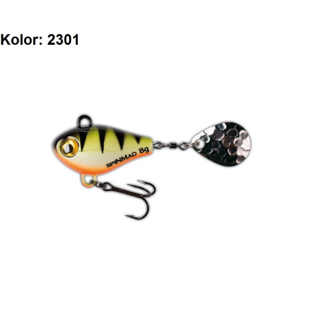 Wirujący ogonek SPINMAD Jigmaster 8 gram 7cm 2301 Wirujący ogonek SPINMAD Jigmaster 8 gram 7cm 2301