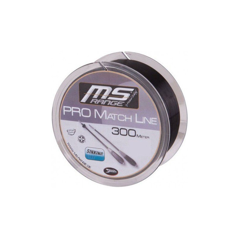Żyłka MS RANGE Pro Match Line czarna 300m - 0,22mm Żyłka MS RANGE Pro Match Line czarna 300m - 0,22mm
