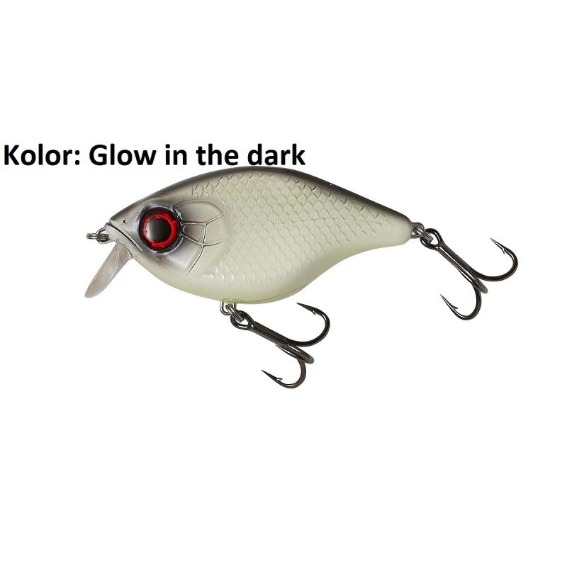 Wobler Madcat sumowy Tight-S Shallow Hard Lures 12cm glow in the dark