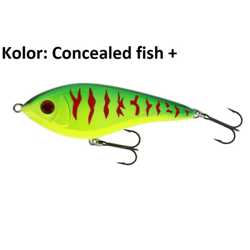 Wobler Westin Swim Glidebait 6,5cm Neutralny concealed fish+ Wobler Westin Swim Glidebait 6,5cm Neutralny concealed fish+