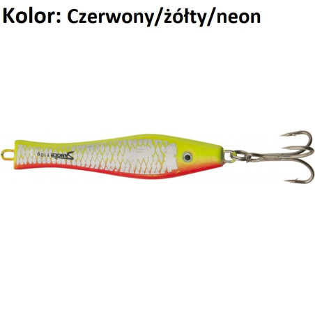 3D Holo Pilker 400g czerwony/żółty/neon Aquantic