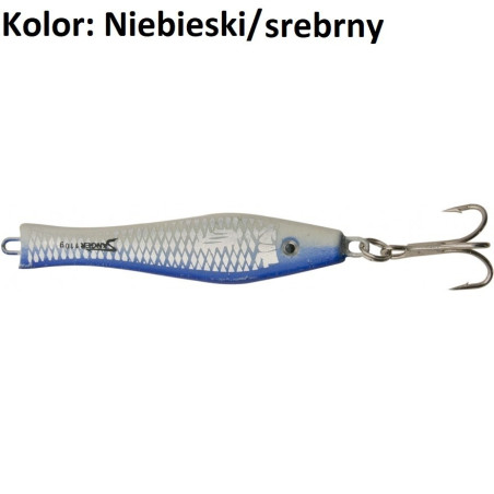 3D Holo Pilker 400g niebieski/srebrny Aquantic 3D Holo Pilker 400g niebieski/srebrny Aquantic