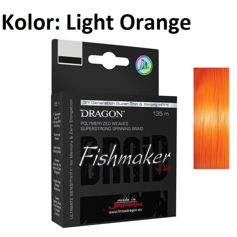 Plecionka Dragon Fishmaker V.2 135m / 0,14mm Plecionka Dragon Fishmaker V.2 135m / 0,14mm