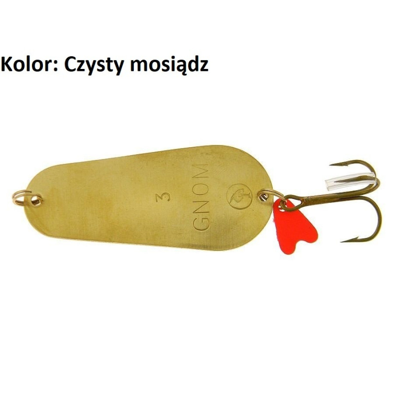 Błystka wahadłowa Polsping Gnom 14g czysty mosiądz Błystka wahadłowa Polsping Gnom 14g czysty mosiądz