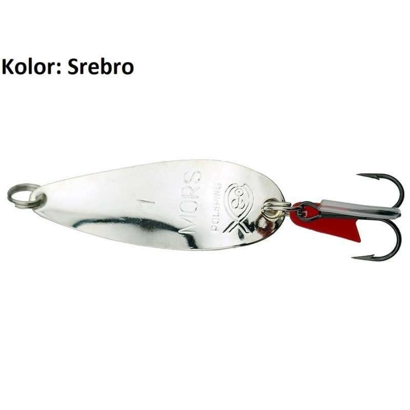 Błystka wahadłowa Polsping Mors 25g srebro Błystka wahadłowa Polsping Mors 25g srebro