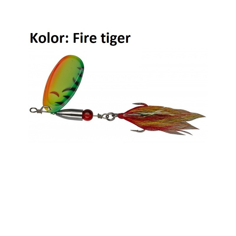 Błystka obrotowa Pezon & Michel Buck Pike 24g Fire Tiger Błystka obrotowa Pezon & Michel Buck Pike 24g Fire Tiger