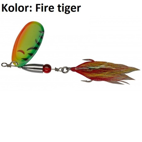 Błystka obrotowa Pezon & Michel Buck Pike 24g Fire Tiger Błystka obrotowa Pezon & Michel Buck Pike 24g Fire Tiger