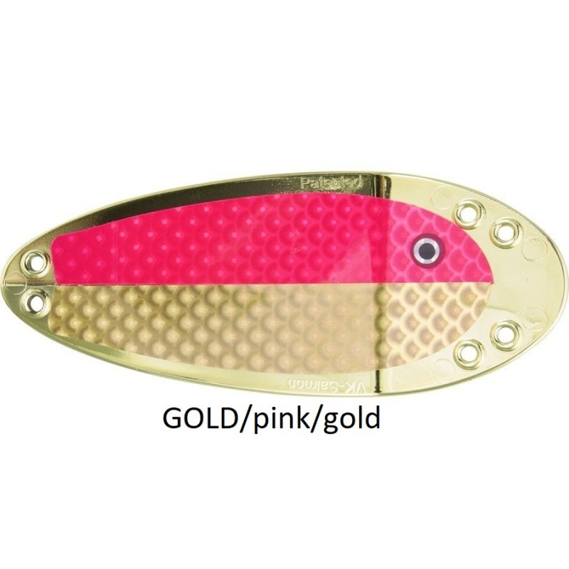 Błystka SALMON 8” gold/pink/gold VK Błystka SALMON 8” gold/pink/gold VK
