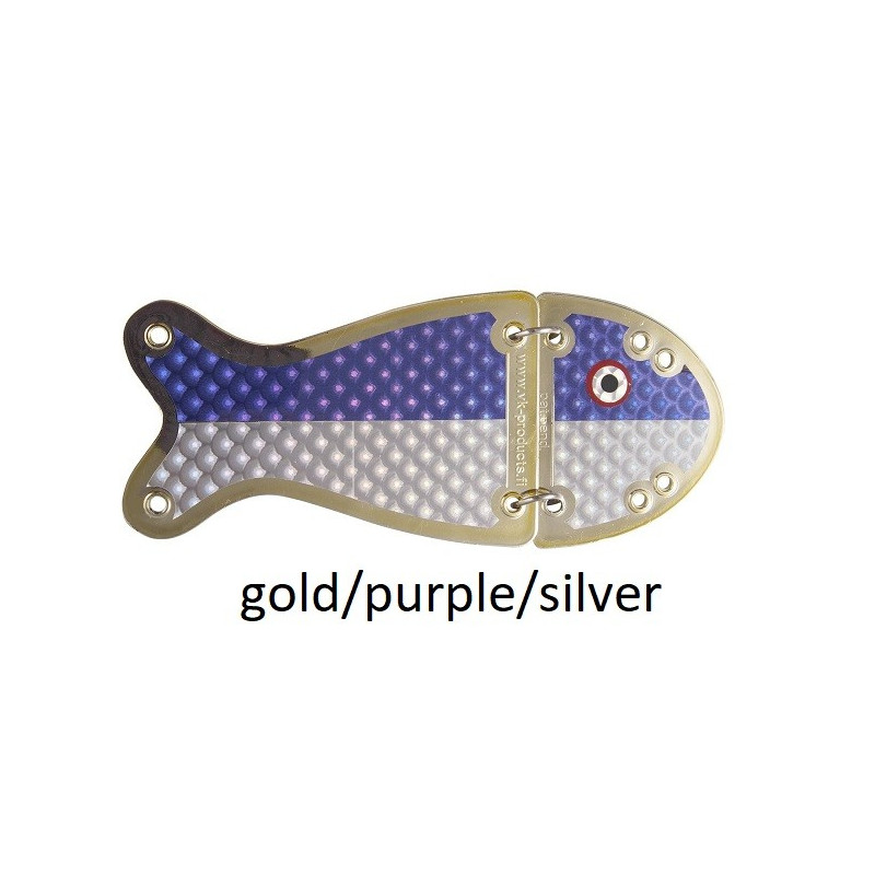 Błystka SALMON II 16.5 cm GOLD/purple/silver VK