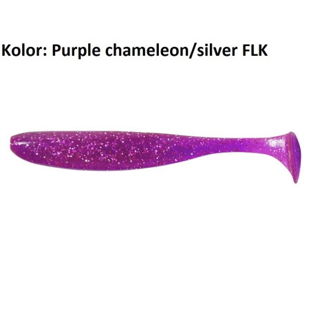 Przynęta Keitech Easy Shiner 4" i 4,5" 10cm Purple Chameleon Silver FLK
