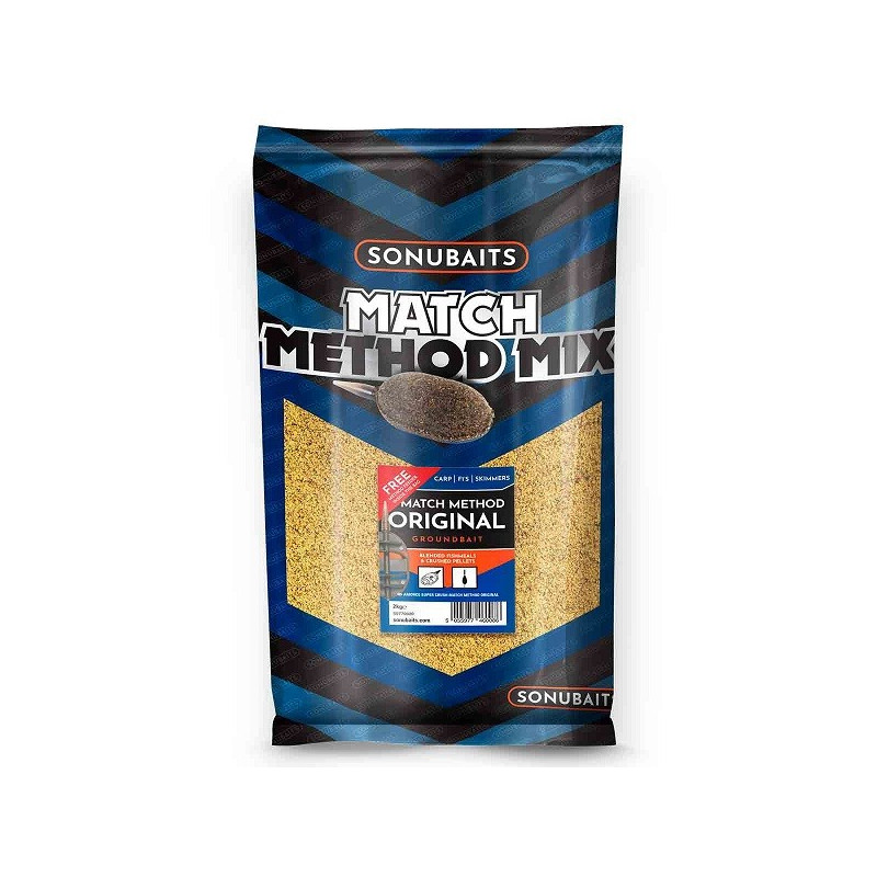 Zanęta Sonubaits MATCH METOD ORIGINAL 2kg Zanęta Sonubaits MATCH METOD ORIGINAL 2kg