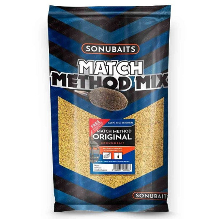 Zanęta Sonubaits MATCH METOD ORIGINAL 2kg Zanęta Sonubaits MATCH METOD ORIGINAL 2kg