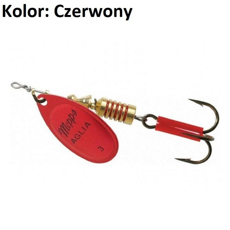Błystka obrotowa Mepps Platium 9g czerwony Błystka obrotowa Mepps Platium 9g czerwony