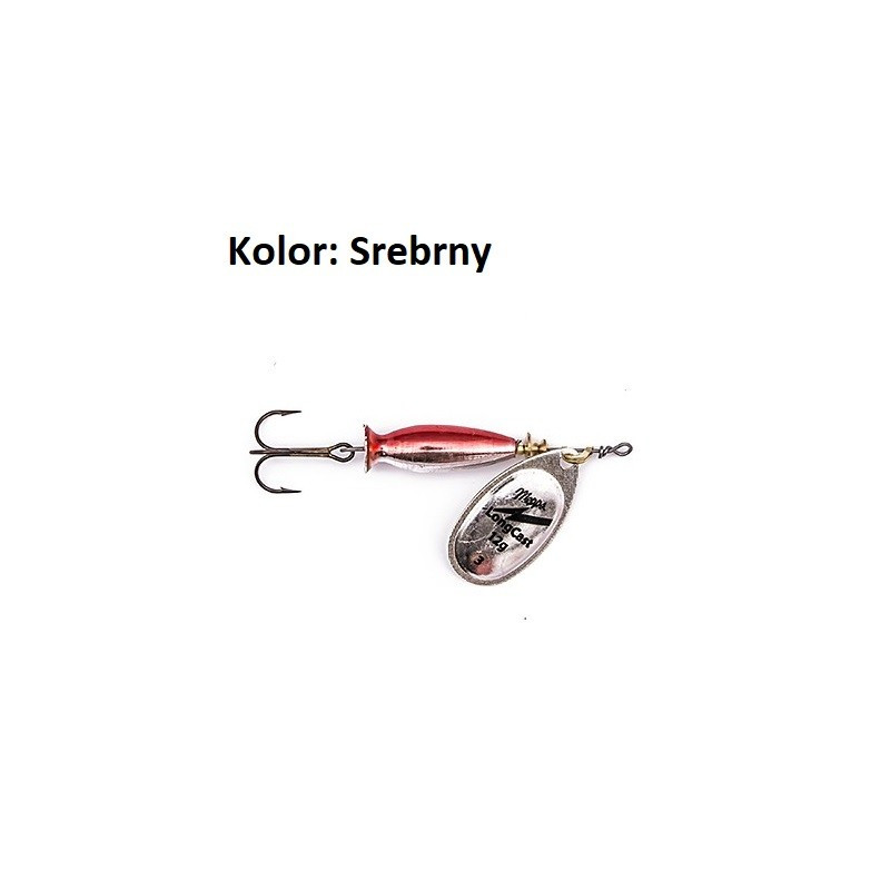 Błystka obrotowa Mepps Aglia Longcast 17g srebrny Błystka obrotowa Mepps Aglia Longcast 17g srebrny