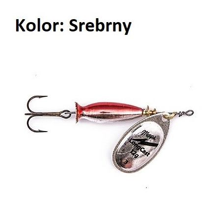 Błystka obrotowa Mepps Aglia Longcast 17g srebrny Błystka obrotowa Mepps Aglia Longcast 17g srebrny