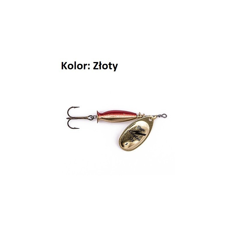 Błystka obrotowa Mepps Aglia Longcast 8g złoty Błystka obrotowa Mepps Aglia Longcast 8g złoty