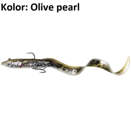Przynęta Savage Gear 4D Real Eel 20cm Olive Pearl Przynęta Savage Gear 4D Real Eel 20cm Olive Pearl