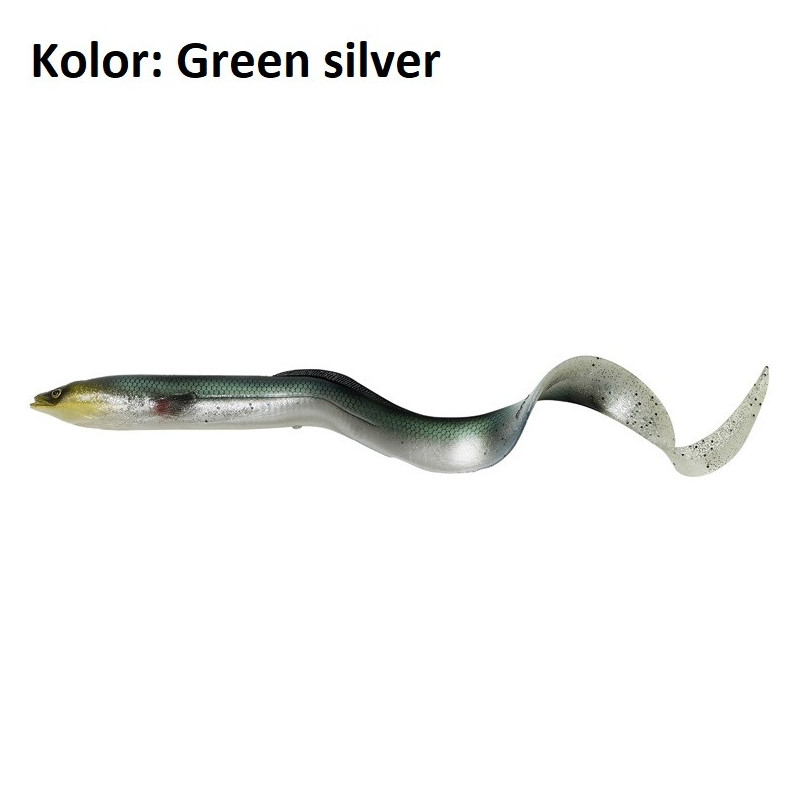 Przynęta Savage Gear 3D Real Eel 15cm Green Silver Przynęta Savage Gear 3D Real Eel 15cm Green Silver