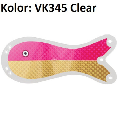 Flasher Salmon 3 20cm / VK345 Clear
