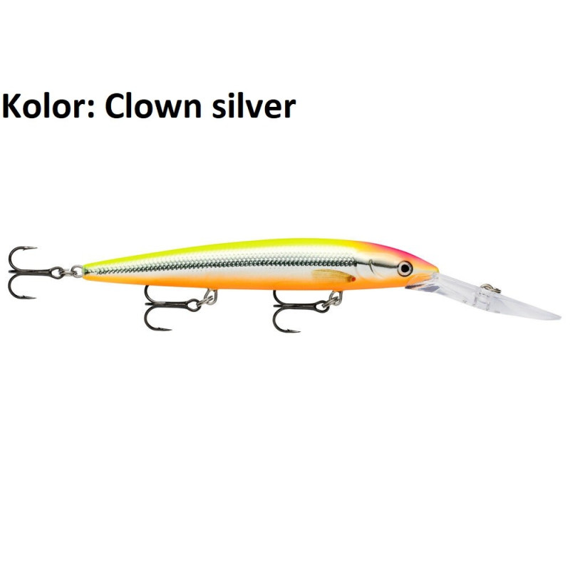 Wobler Rapala Down Deep Husky Jerk 10cm clown silver Wobler Rapala Down Deep Husky Jerk 10cm clown silver