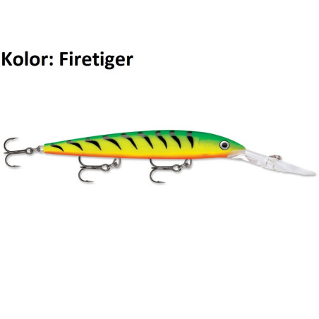 Wobler Rapala Down Deep Husky Jerk 12cm Firetiger