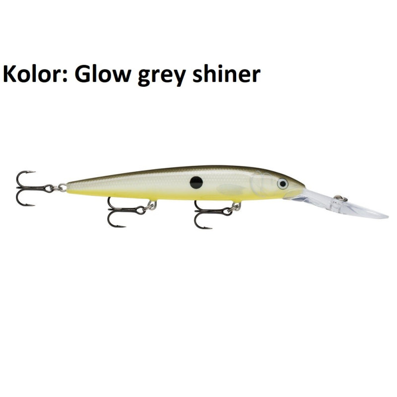 Wobler Rapala Down Deep Husky Jerk 12cm Glow Grey Shinner Wobler Rapala Down Deep Husky Jerk 12cm Glow Grey Shinner